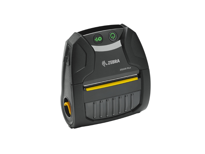 Mobiler Belegdrucker Zebra ZQ320 Plus - für den Aussenbereich, 80mm, max. Druckbreite 72mm, USB 2.0 + Bluetooth 4.2 Inkl. Batterie, Gürtelhalter und USB-Kabel, ZQ32-A0E04TE-00