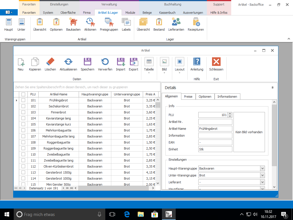 Kassensoftware Einzelhandel PosSoft light + TSE Einheit KassenSichV Finanzamtkonform